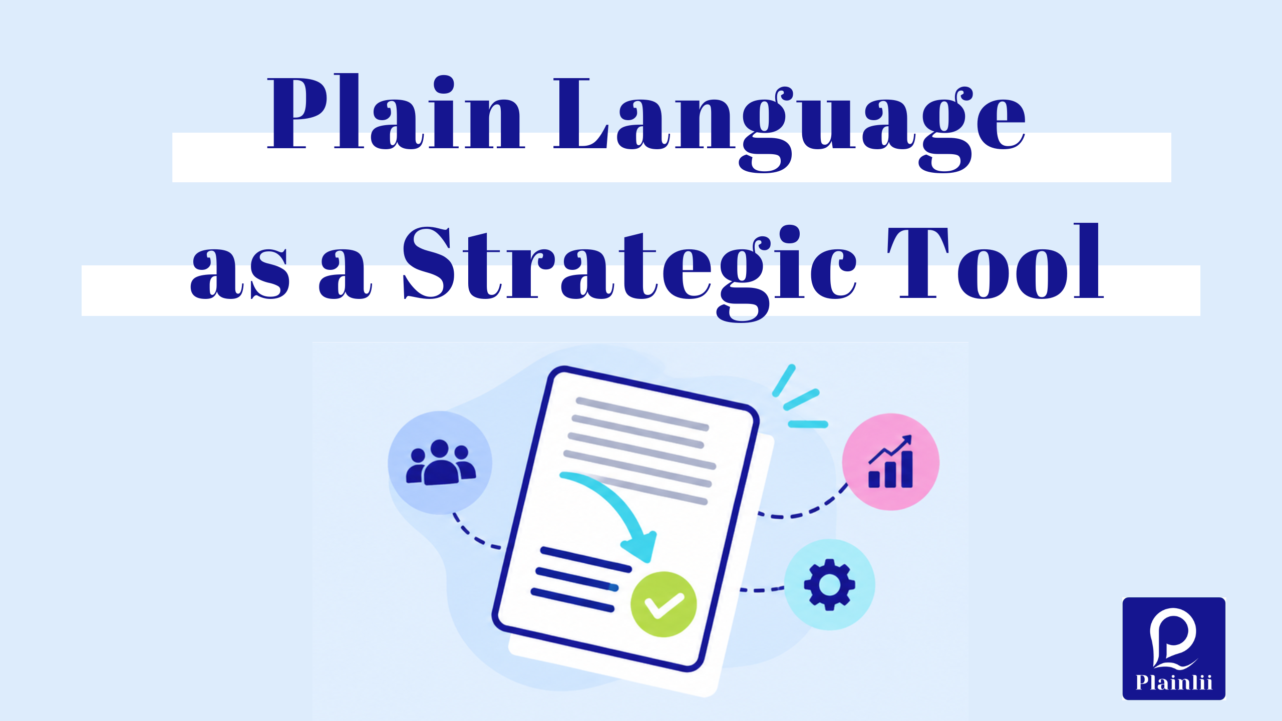 Plain Language as a Strategic Tool: a document turning clear, linked to people, results, and processes